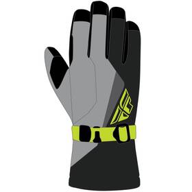 371-0602l Fly Racing Title Gauntlet Gloves - Black/grey/hi-vis Large