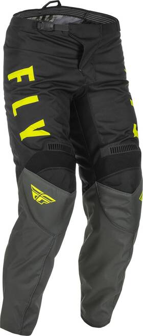 375-93238 Fly Racing 2022 F-16 Motocross Pants Grey/black/hi-vis Adult Size 38 Nwt
