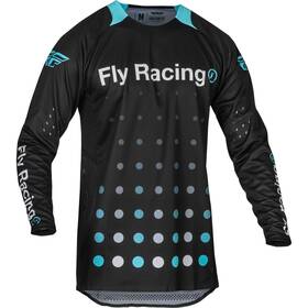 377-124m Fly Racing Mx-24 Evolution Dst Se Strobe Jersey 2024 Blk/blu Md