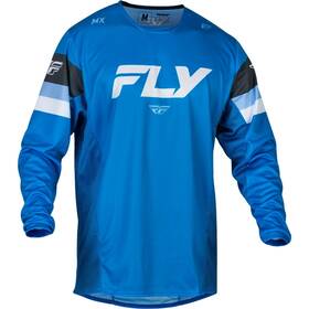 377-420x Fly Racing Mx-24 Kinetic Prix Jersey 2024 Blu/char/wht Xl