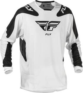 379-310s Fly Racing Kinetic Mesh Fits Sym Jersey White/black Sm