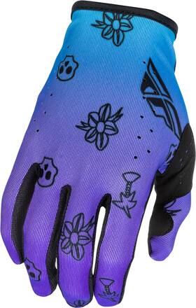 379-7152x Fly Racing For Lite Outline Gloves Purple/blue/black 2x