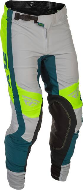 379-73330 Fly Racing Lite Pants Grey/lime/teal Sz 30