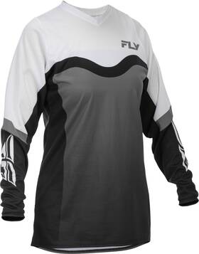 379-820x Fly Racing - Womens F-16 Jersey Grey/black/white Xl