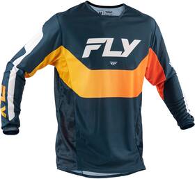 380-316s Fly Racing Kinetic Mesh Jersey Navy/orange Sm