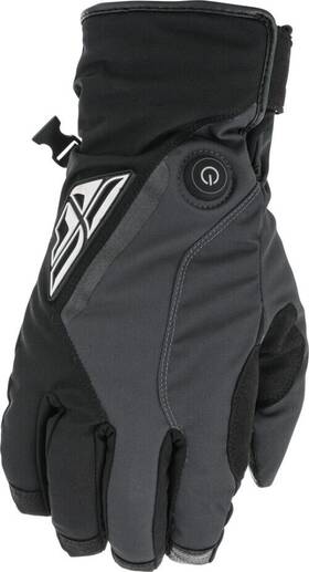 476-29324x Fly Racing 2022 Title Heated Gloves 4xl Black/grey Black Gray