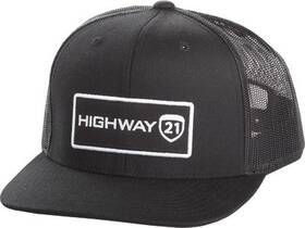 489-1900 Fly Racing #5426 Highway 21 Corporate Hat Black