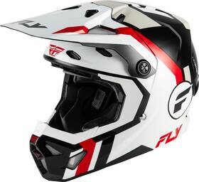 73-00412x Fly Racing Formula Cp Seal Helmet White/black/red 2x