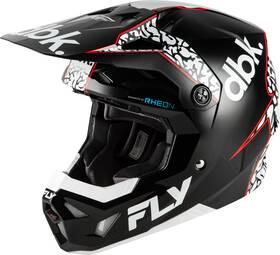 73-00442x Fly Racing Formula Cp Dbk Helmet Black/white/red 2x