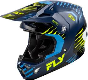 73-0050l Fly Racing Formula Cp Slice Helmet Navy/hi Vis/white Large