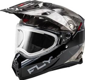 73-31360l Fly Racing Trekker Helmet L Electric Shield No-fog Snow/utv Conceal