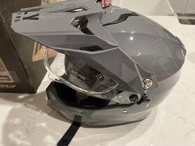 73-7020l Fly Racing Trekker Solid Helmet 2xl Grey