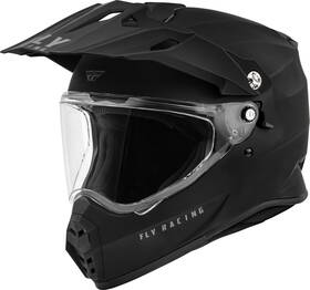 73-7021x Fly Racing Trekker Solid Helmet Xl Matte Black