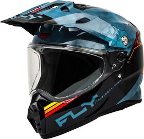 73-7030m Fly Racing Trekker Kryptek Conceal Helmet Slate/black/red Medium