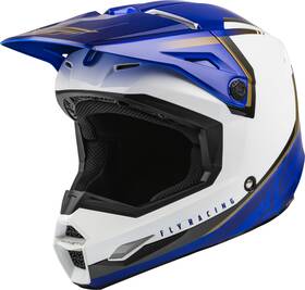 73-8654ym Fly Racing Youth Kinetic Vision Helmet 2023 M White/blue