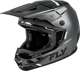 73-8720m Fly Racing Kinetic Verdict Helmet Grey/black/white Medium