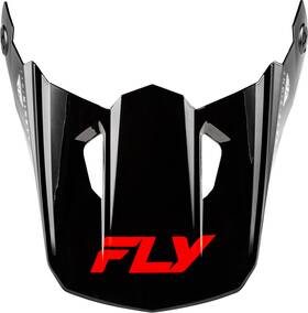 73-8721vx Fly Racing Kinetic Verdict Helmet Visor Black/red/white For Xl/2x