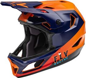 73-3606ym Fly Racing Rayce Youth Helmet Medium Navy Orange Red