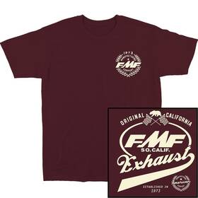 Fa24118912-mrn-m Fmf Fuel T-shirt - Maroon Medium