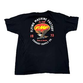 Fa24118902blksm Fmf Racing Exhaust Supply T-shirt - Black 2x