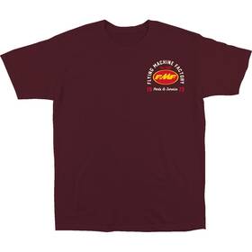 Fa24118902mrnlg Fmf Racing Exhaust Supply T-shirt - Maroon Large