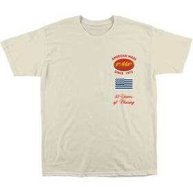 Ho25118901natmd Fmf Racing Factory Faster T-shirt Md White
