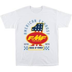 Ho25118906whtmd Fmf Racing America First T-shirt Md White