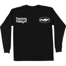Ho25119900blklg Fmf Racing Factory Fatty Long-sleeve T-shirt Lg Black