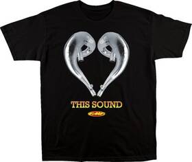 Sp23118915blkm Fmf Racing Love This Sound T-shirt - Black Medium 3030-23088
