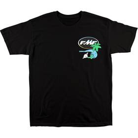 Su25118901blklg Fmf Racing Day-glo T-shirt Lg Black