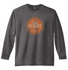 Fo-t501 Fo-t501- Flight Outfitters Retro Logo Long Sleeve Pilot Gray