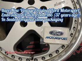 M8845 Ford Motorsport Orig Embroid Patch Frm 1986 In Seald Pckg 5.0 Saleen Mustang Gt