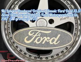 S1169-4 Ford Motorsport Oval 13 1/2 Inch Nos Frm 1987 Foxbody Mustang 302 5.0 Saleen Gt