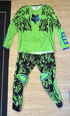 Fox Racing 191972569982 180 Peril Combo Jersey And Pants Green Size Xl 36 Motocross Atv Mx
