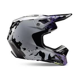 30483-018-ym Fox Racing 191972755248 Foxracing Yth V1 Morphic Helmet Blk/wht