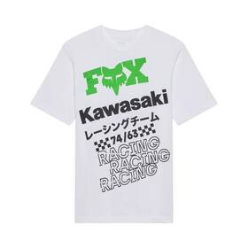 38293-067-ys Fox Racing 198571081846 Foxracing Yth Kawi Ss Tee Mt Wht