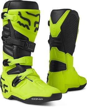 28373-130-11 Fox Racing Mens Comp Boots Fluorescent Yellow 28373-130