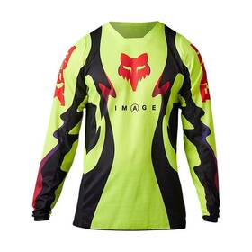 30449-130-l Fox Racing 180 Kozmik Motocross Jersey Fluorescent Yellow 30449-130
