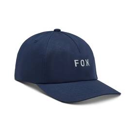 31637-329-os Fox Racing Wordmark Adjustable Hat Midnight One Size