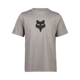 31819-185-yxl Fox Racing Youth Legacy Ss Tee Heather Graphite X-large