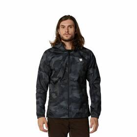 31825-247-2x Fox Racing Head Camo Black Windbreaker Size 2x-large