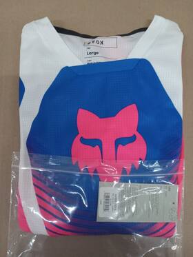 36315-a01-l Fox Racing Scratch And Dent 180 Collect Jersey-blue-pink-large