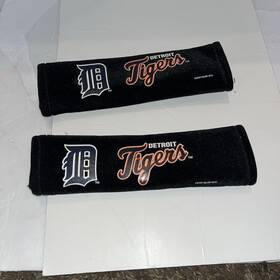 Fremont Die 023245667067 Mlb Detroit Tigers Car Truck Seat Belt Pads Covers / Shoulder Pre Owned