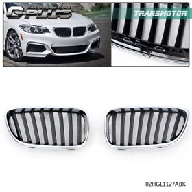 Tra1625 Front Replace Grille Cover 2dr Chrome Fit For 14-16 Bmw F22 F23 2-series Sporty