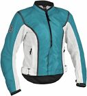 Ftj.1308.05.w002 Firstgear Blue Contour Mesh Womens Motorcycle Jacket Size