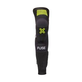 40070020420 Fuse Protection Omega Knee/shin/whip Combo Pad - Black/neon Yellow Large