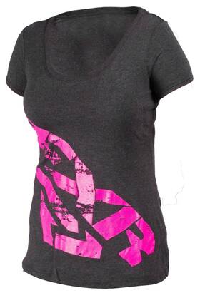 171412-1090-04 Fxr Open Box Womens Broadcast Short Sleeve T-shirt Black/fuchsia Size Xs