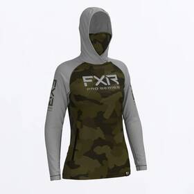 242241-7605-16 Fxr Racing Pro Air Upf Pullover Womens Hoodie Xl Green