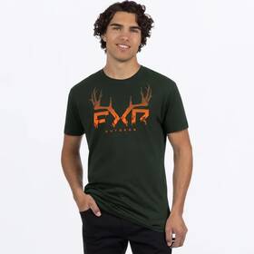 251324-7930-19 Fxr Racing Antler Premium T-shirt 2xl Green