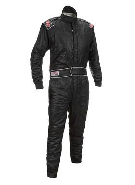 35451medbk G-force Racing Gear Suit Limit Medium Black Sfi 5